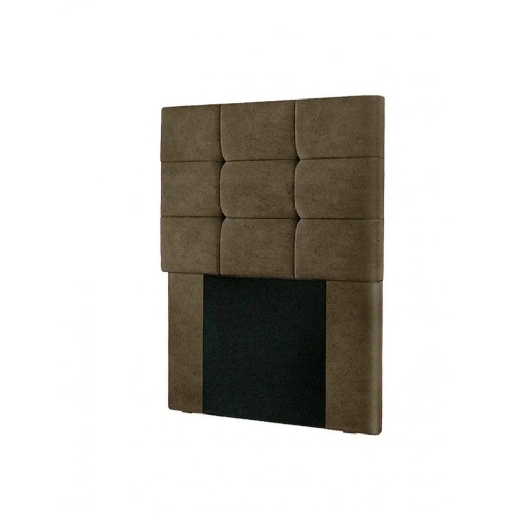 Cabeceira de Cama Box solteiro Carla de 90Cm em Suede