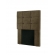 Cabeceira de Cama Box solteiro Carla de 90Cm em Suede
