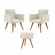 Kit Com 2 Poltronas Talita e 1 Puff Redondo