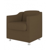 Poltrona Decorativa Tila em suede