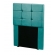 Cabeceira de Cama Box solteiro Carla de 90Cm em Suede