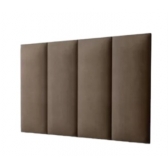 Cabeceira de Cama Box solteiro Painel de 90Cm em Suede