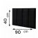 Cabeceira de Cama Box solteiro Painel de 90Cm em Suede