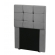 Cabeceira de Cama Box solteiro Carla de 90Cm em Suede