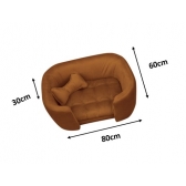Cama pet Luxo com fibra siliconada