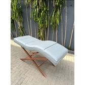 Maca luxo lisa- base metálica-com Massageador