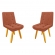 Jodo de Cadeira Decorativa Olivia para mesa de Jantar 02 cadeiras