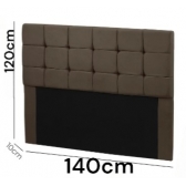 Cabeceira Decorativa para cama de  Casal Carla (1,20x 1,40)