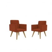 Jogo de poltronas decorativa Talita