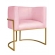 Poltrona decorativa Lua com Base Metálica