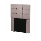 Cabeceira de Cama Box solteiro Carla de 90Cm em Suede