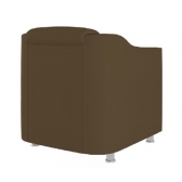Poltrona Decorativa Tila em suede