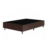 Cama box para casal em revestimento suede (1,88 x1,38)