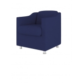 Poltrona Decorativa Tila em suede