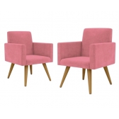 Jogo de poltronas decorativa Talita
